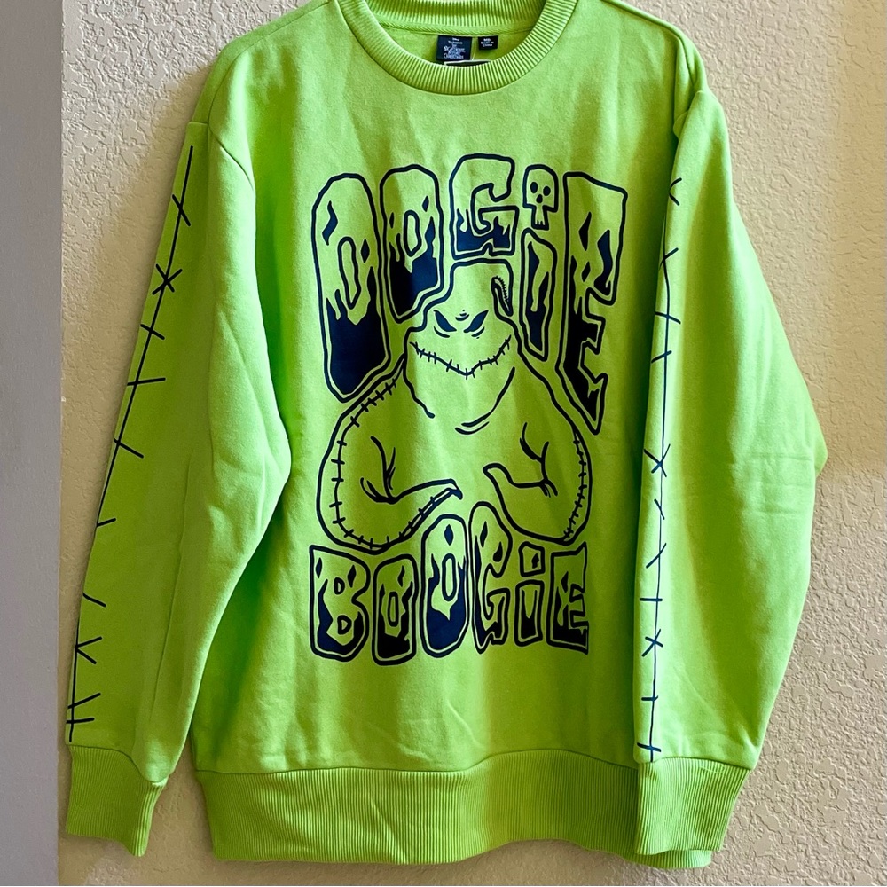 Disney Nightmare Before Christmas Oogie Boogie Crewneck Sweater